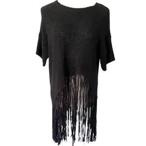 GABBY ISABELLA Fringe Sweater Size Large